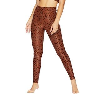 Beach Riot - Ayla Legging - Brown Spot-XS